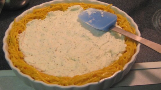 spread with ricotta cheese mix